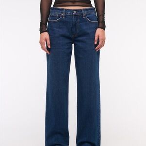 Abercrombie & Fitch low rise baggy 28 daek Denim Jeans